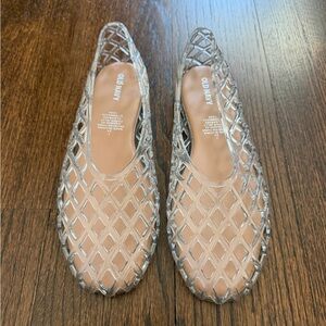 Old Navy Clear Jelly Flats